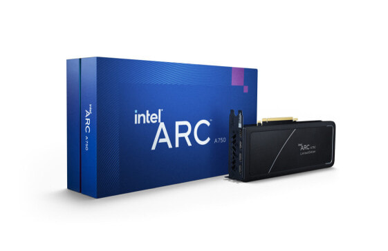 Intel Arc A750 Graphics - Arc A750 - 8 GB - GDDR6 - 256 bit - 7680 x 4320 pixels - PCI Express x16 4.0