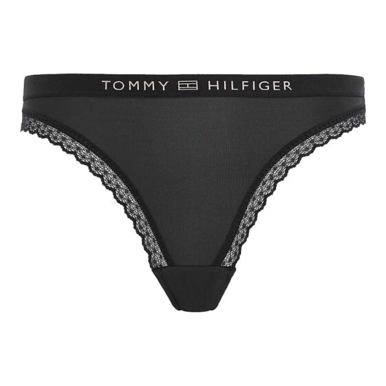 TOMMY HILFIGER Tonal Logo Lace Bikini Panties