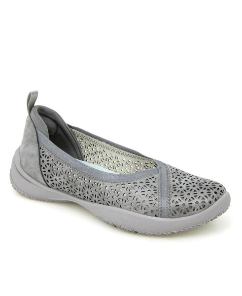 Women's Emma Perforated Pattern Slip-On Flat Shoe