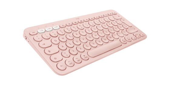 Logitech K380 for Mac Multi-Device Bluetooth Keyboard - Mini - Bluetooth - QWERTY - Pink