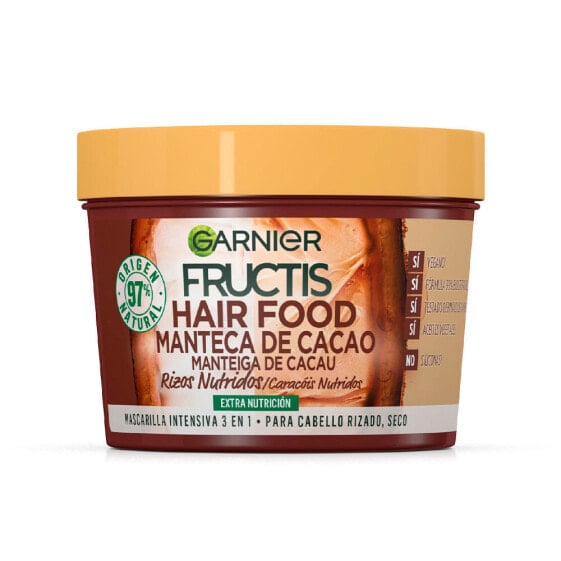 Garnier Fructis Hair Food Hair Mask Питательная маска для волос с какао маслом 390 мл