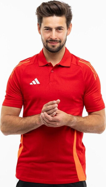 Adidas Koszulka męska adidas Tiro 24 Competition Polo czerwona IR7563 L