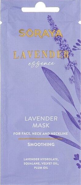 Beruhigende Anti-Aging Maske für Gesicht, Hals und Dekolleté mit Lavendelextrakt