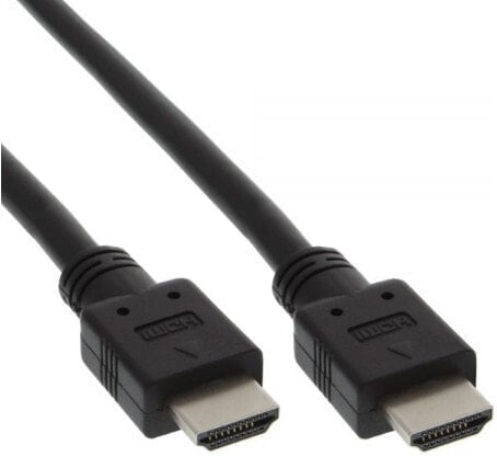 InLine HDMI Cable High Speed male / male black 0.5m