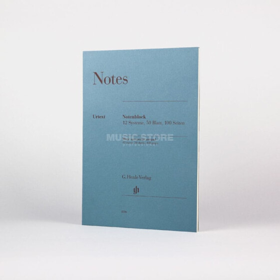 Henle Verlag Notenblock DIN A4 Notes