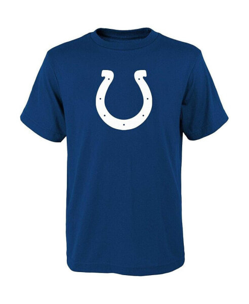 Big Boys Royal Indianapolis Colts Primary Logo T-shirt