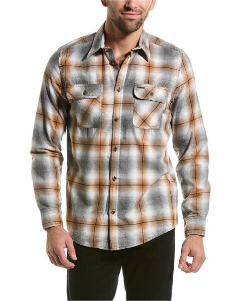 Point Zero Brush Flannel Shirt Men's Brown S