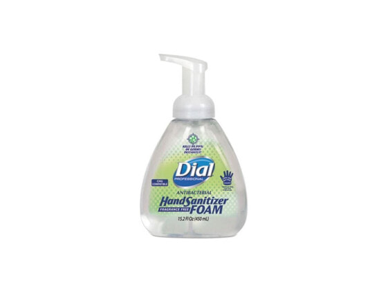 Dial. Professional 06040 Antibacterial Foaming Hand Sanitizer, 15.2 oz. Pump Bot