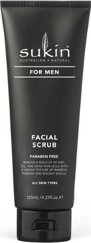Sukin FOR MEN Naturalny scrub do twarzy dla mężczyzn, 125ml