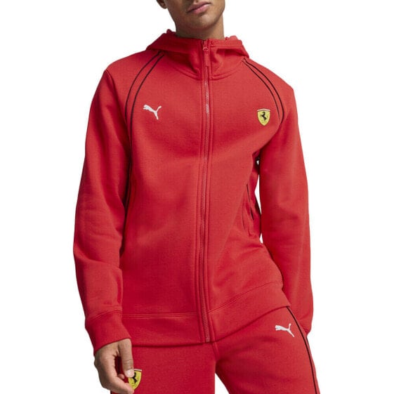 Puma Sf Race Pullover Hoodie Mens Red Casual Outerwear 62704602