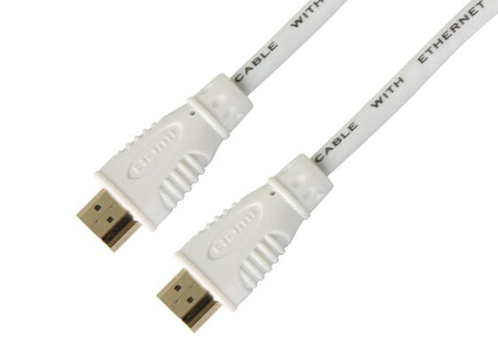 Techly ICOC-HDMI-4-020NWT - 2 m - HDMI Type A (Standard) - HDMI Type A (Standard) - 3D - Audio Return Channel (ARC) - White
