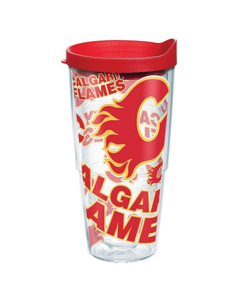 Calgary Flames 24 Oz All Over Classic Tumbler