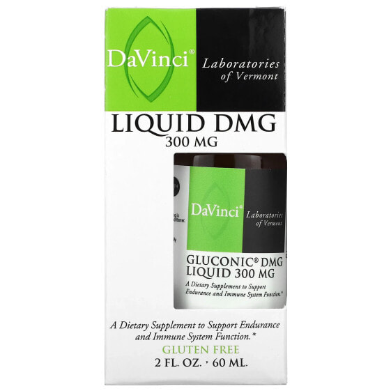 Gluconic DMG Liquid, 300 mg, 2 fl oz (60 ml)