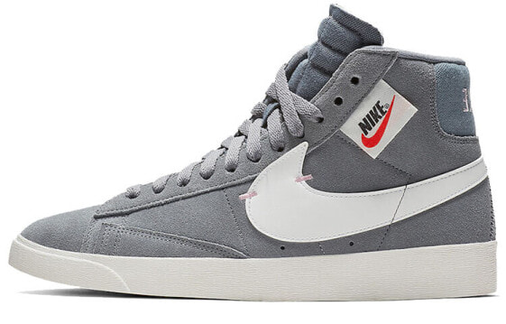 Nike Blazer Mid Rebel 防滑 中帮 板鞋 女款 灰色 / Кроссовки Nike Blazer Mid Rebel BQ4022-004