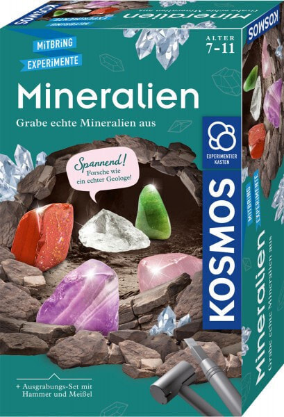 Kosmos 657901 Mineralien Experimentierkasten ab 7 Jahre