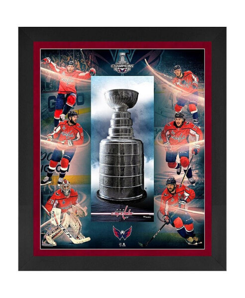 Washington Capitals 2018 Stanley Cup Champions Framed 23" x 27" Floating Photo Collage