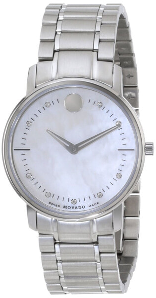 Movado Women's 0606691 Movado TC Stainless Steel Bracelet Watch with Diamond-...