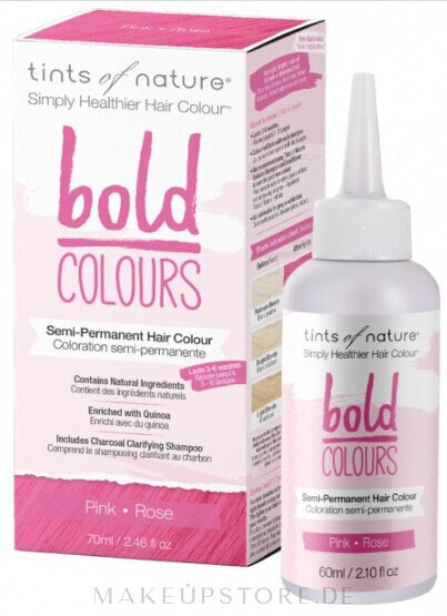 Semi-permanente Haarfarbe - Tints Of Nature Semi-Permanent Bold Colours Pink