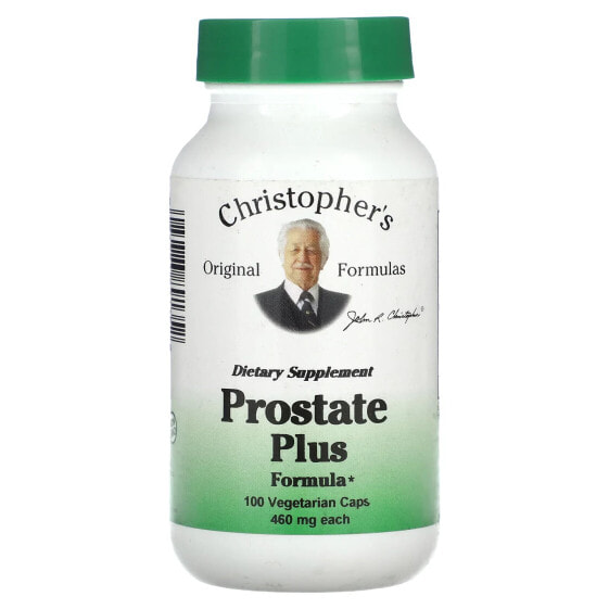 Травяная капсула Prostate Plus Formula, 460 мг, 100 штук Christophers Original Formulas