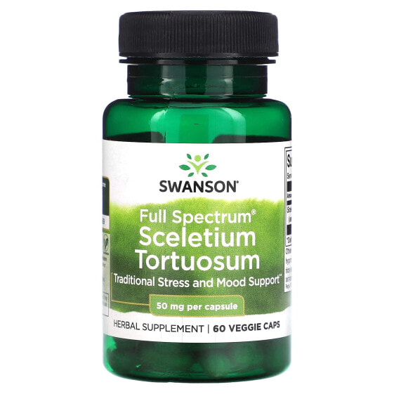 Full Spectrum Sceletium Tortuosum, 50 mg, 60 Veggie Caps