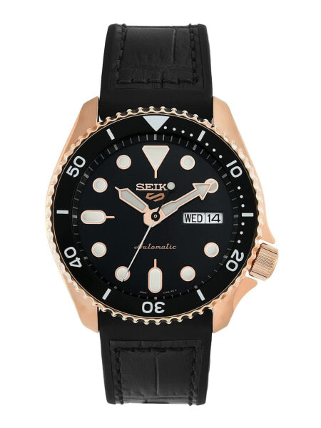 Seiko Men's Analogue Automatic Watch with Silicone Strap SRPD76K1