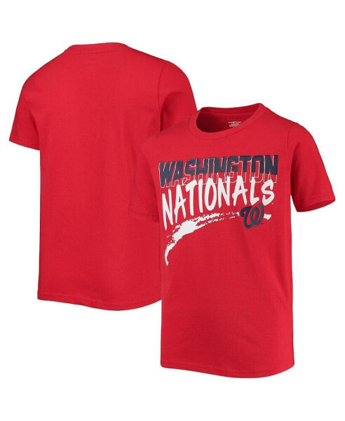 Футболка для малышей OuterStuff Washington Nationals красная "Большая сделка"
