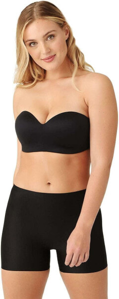 Wacoal 277545 Women's Staying Power Strapless Bra, Black, 38DD