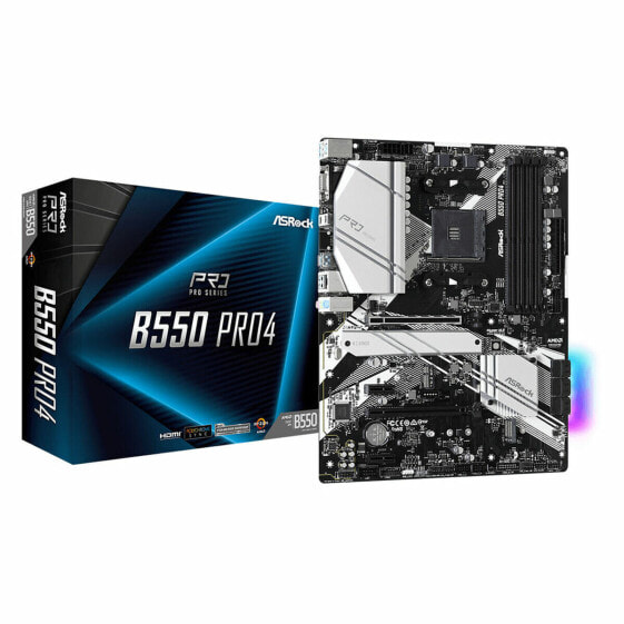 Материнская плата ASRock B550 Pro4 AMD B550 AMD AMD AM4