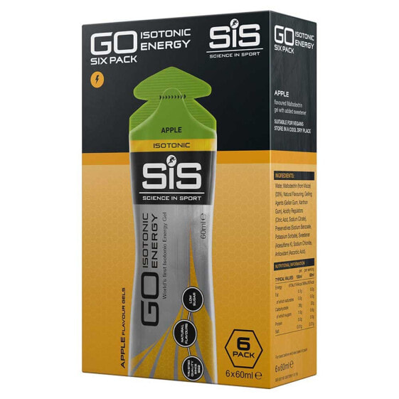 SIS Go Isotonic Energy Apple 60ml Energy Gel