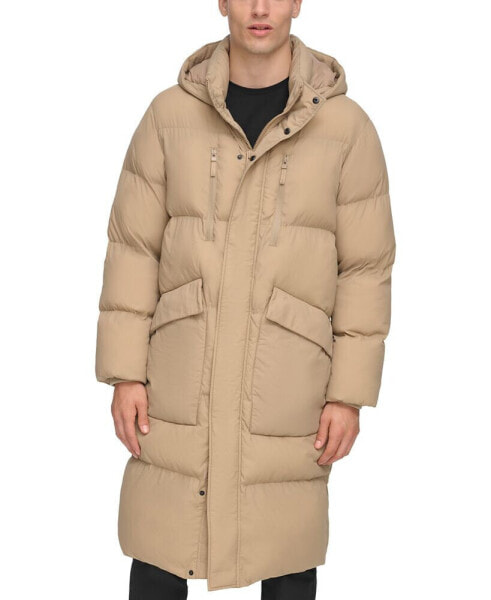 Men's Quilted Hooded Duffle Parka