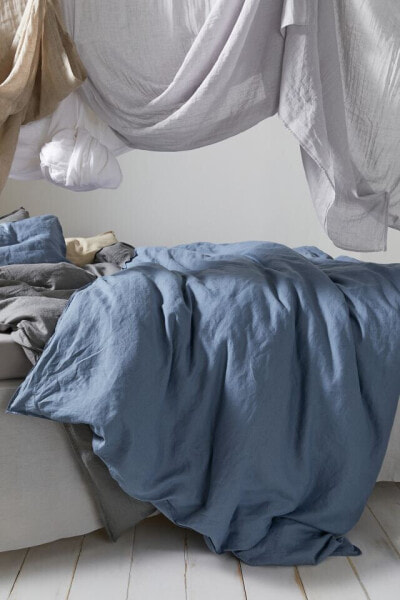 Linen Twin Duvet Cover Set