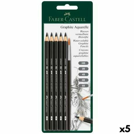 Pencil Set Faber-Castell Watercolour (5 Units)