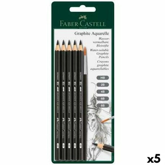 Набор цветных карандашей Faber-Castell Акварель (5 штук)