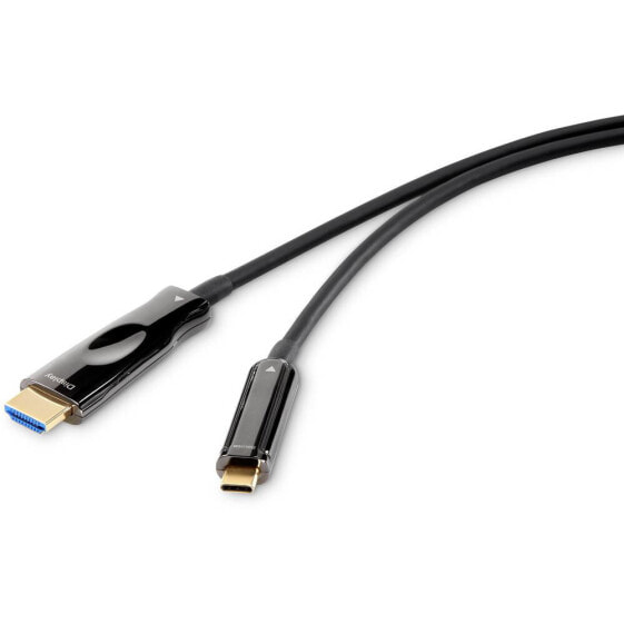 Renkforce RF-4531596 - 30 m - USB Type-C - HDMI - Male - Male - Straight