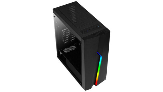 AEROCOOL ADVANCED TECHNOLOGIES Aerocool Bolt - Midi Tower - PC - Black - ATX - micro ATX - Mini-ATX - Steel - Blue - Green - Red