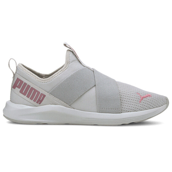 Puma Prowl Slip On Training Womens Grey Sneakers Athletic Shoes 193078-09