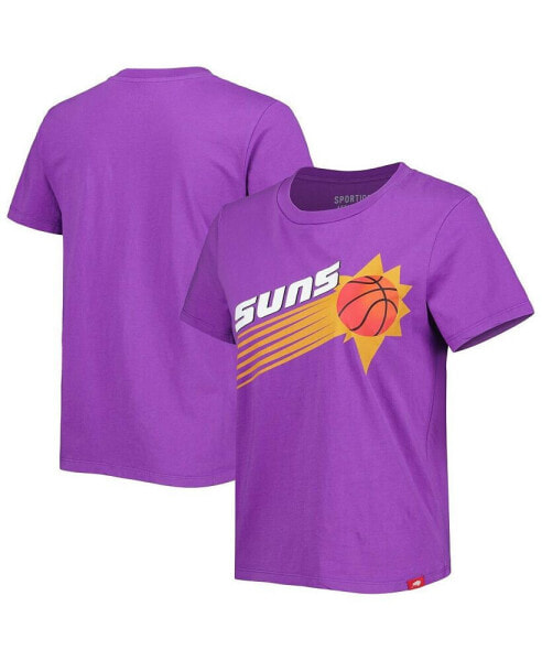 Футболка Sportiqe женская с принтом Phoenix Suns Purple Hardwood Classics Arcadia Elevate