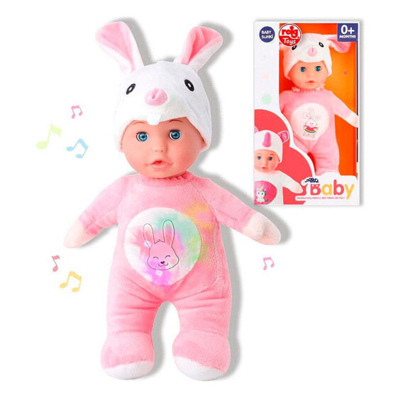 Кукла плюшевая REIG MUSICALES Розовый кролик 30 см