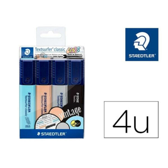 Фломастеры флуоресцентные STAEDTLER 364 CWP4