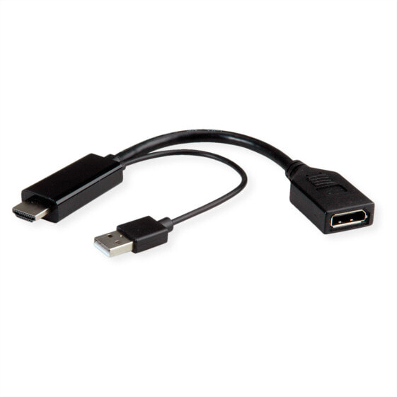 ROTRONIC-SECOMP 12.03.3147 DisplayPort HDMI Adapter[1x Buchse - 2x - Cable - Digital/Display/Video