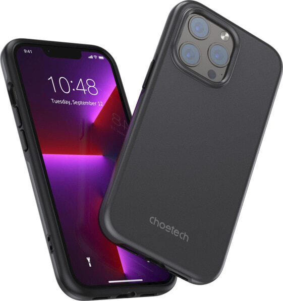 Choetech Choetech MFM Anti-drop case etui do iPhone 13 Pro czarny (PC0113-MFM-BK)