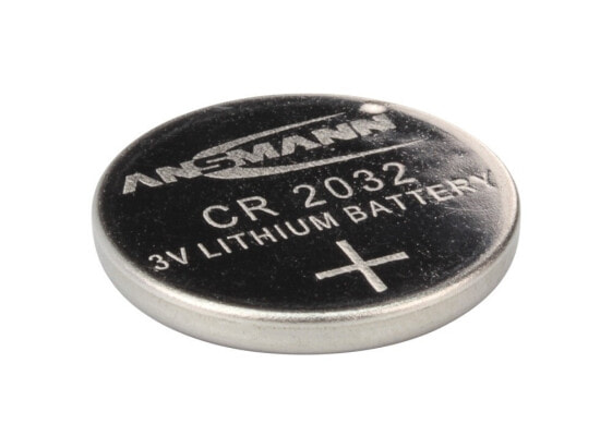 Одноразовая  батарейка ANSMANN CR2032 Lithium 3V 10 шт Серебро