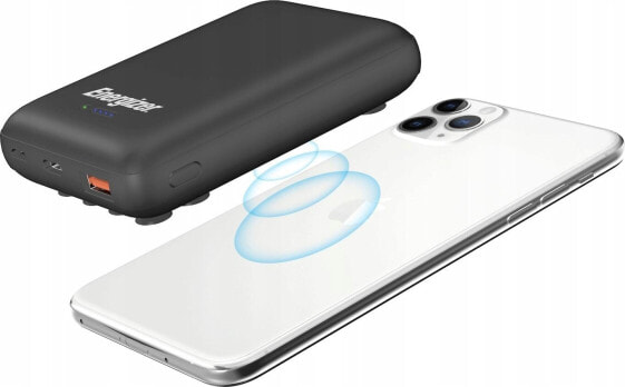 Powerbank Energizer Powerbank Energizer 10000 mAh 18W z przyssawkami QP10000PQ/BK czarny