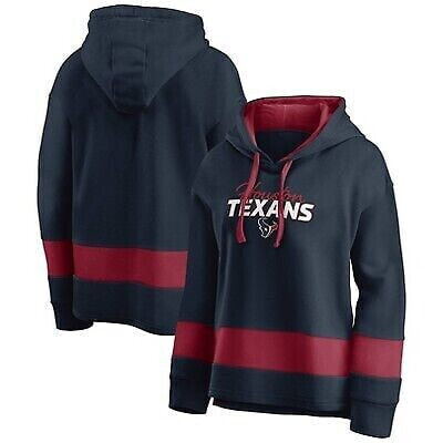 NFL Houston Texans Women's Halftime Adjustment Long Sleeve Fleece Hooded