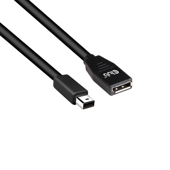 Club 3D Mini DisplayPort to DisplayPort1.4 Extension Cable 8K60Hz DSC1.2 HBR3 HDR M/F 1m/3.28 ft - 1 m - Mini DisplayPort - DisplayPort - Male - Female - 7680 x 4320 pixels