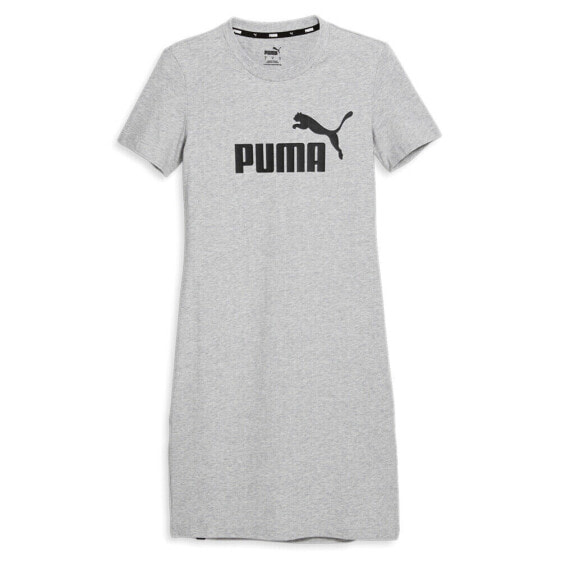 Puma Essential Slim Crew Neck Short Sleeve T-Shirt Dress Womens Size S Casual 6