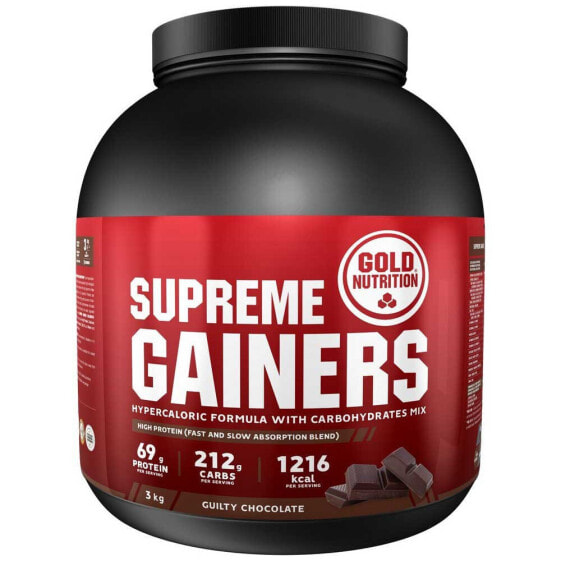 Спортивное питание Gold Nutrition Supreme Gainers 3 кг Шоколад