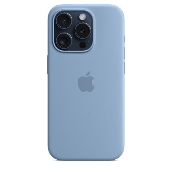 Чехол для iPhone 15 Pro Winter Blue Apple