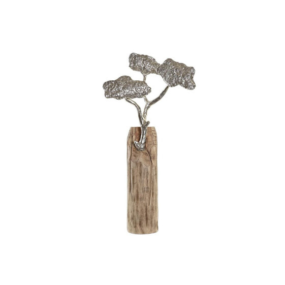 Декоративная фигура DKD Home Decor Ствол Серебрянный Дерево Коричневый Алюминий Колониальный Из Манго 26 x 11 x 51 см