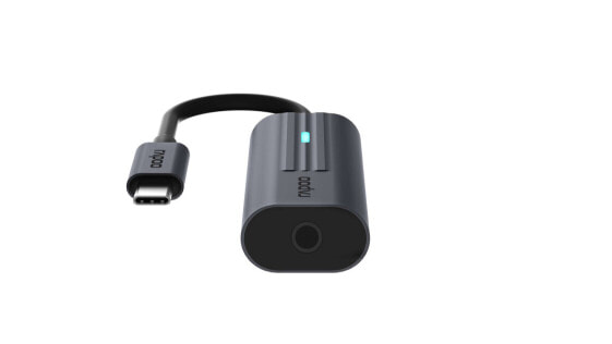 Rapoo UCA-1002 - USB Type-C - 3.5 mm - Male - Black - 43 mm - 20 mm